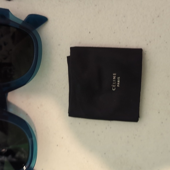 New Celine Paris women's designer blue frame sunglasses - Picture 3 of 10